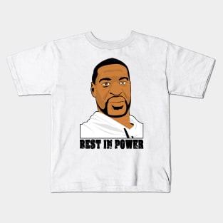 rest in power - george floyd Kids T-Shirt